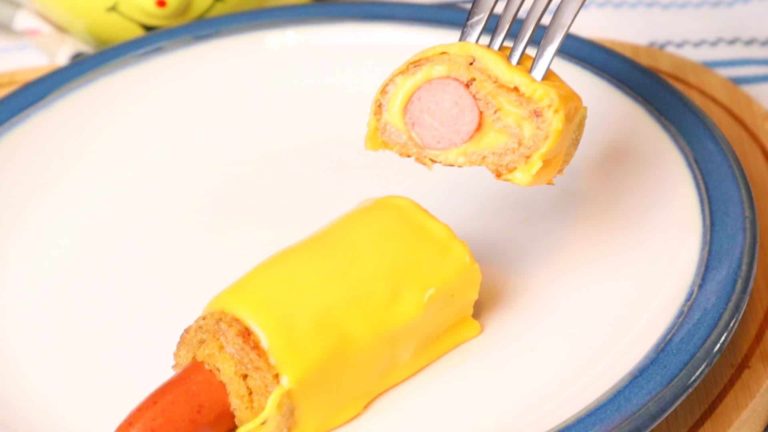 Sausage Cheese Rolled Snack Recipe