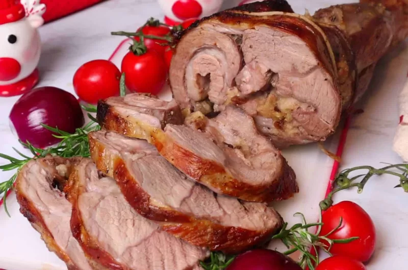 Christmas Roasted Shoulder of Lamb