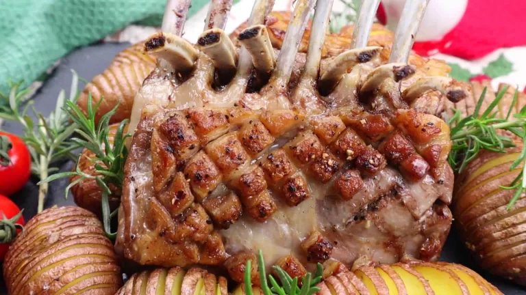 Rack of Lamb with Hasselback Potatoes