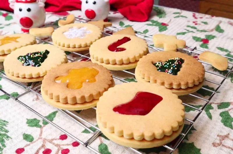 Christmas Jam Drop Cookie Recipe