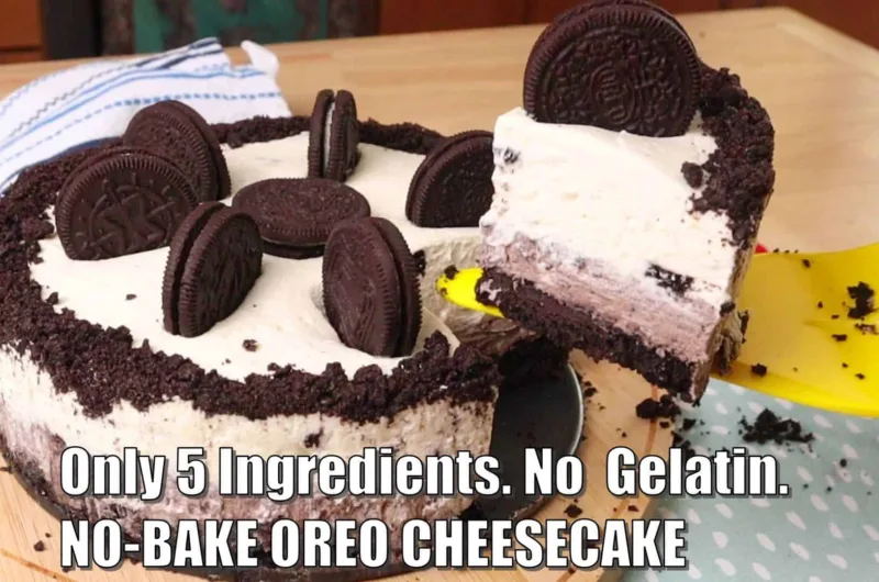 No-Bake Oreo Cheesecake Recipe