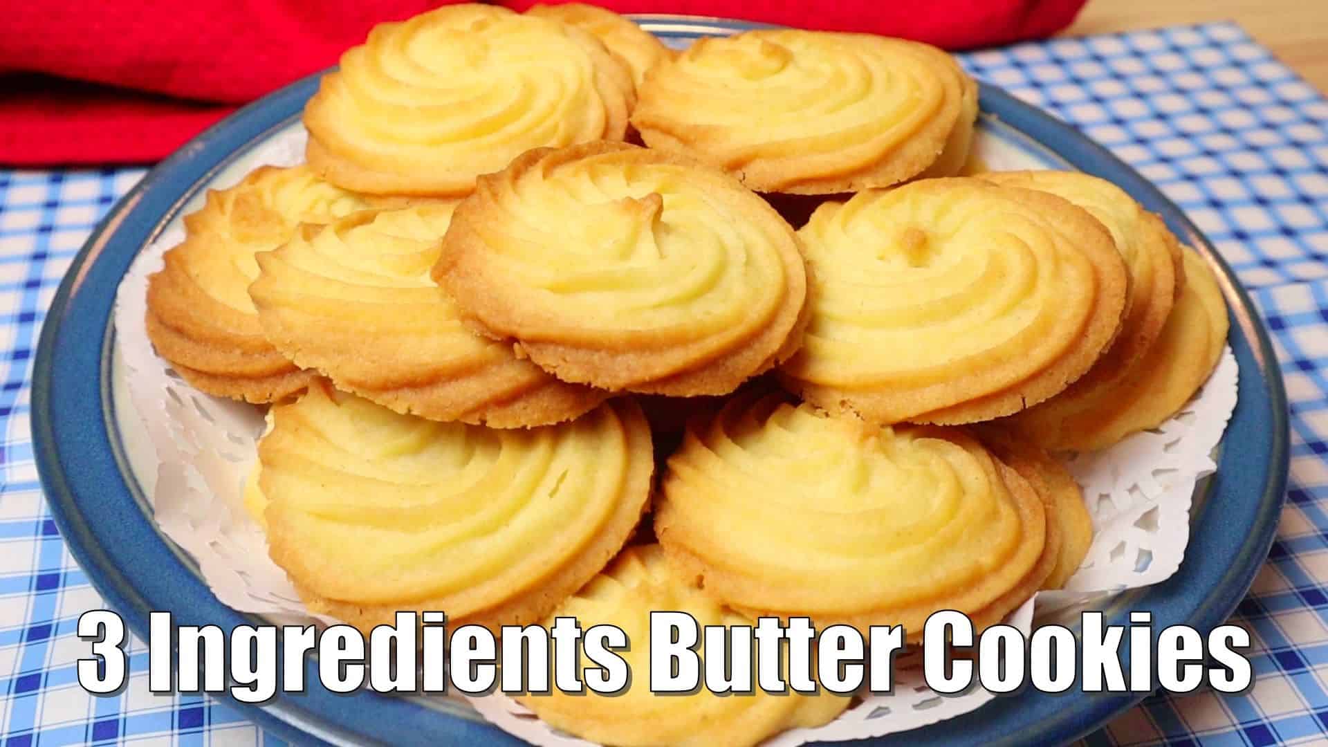 Homemade Soft Butter Cookies Cheffoodiecast