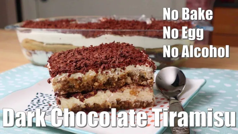 Dark Chocolate Tiramisu Dessert