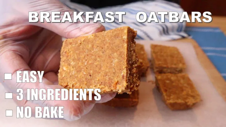 No Bake Breakfast Oat Bars