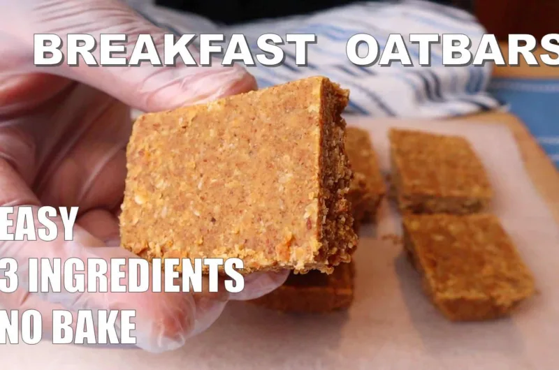 No Bake Breakfast Oat Bars