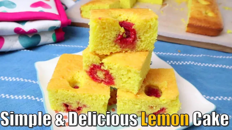 Very Simple and Delicious Lemon Cake to make