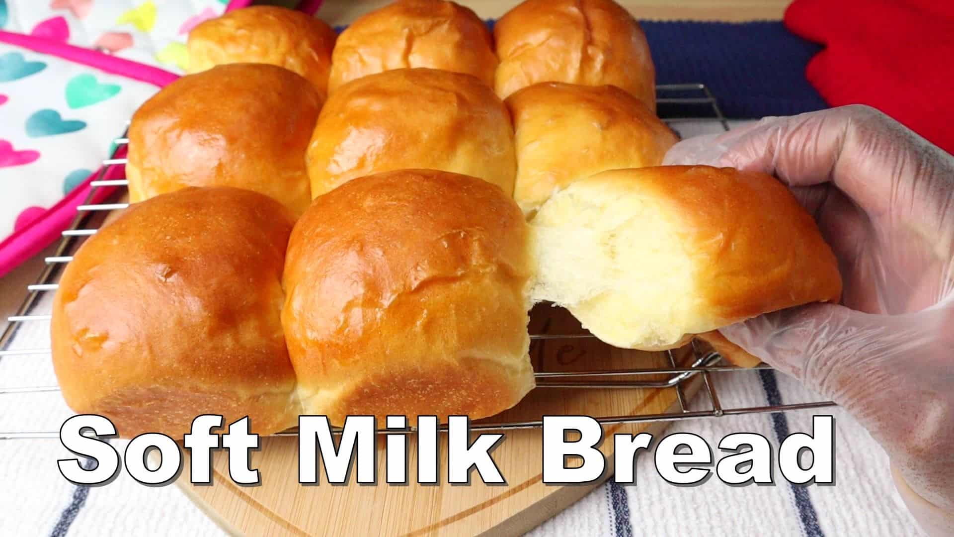 Easy Soft Milk Bread Dinner Rolls Recipe - Cheffoodiecast