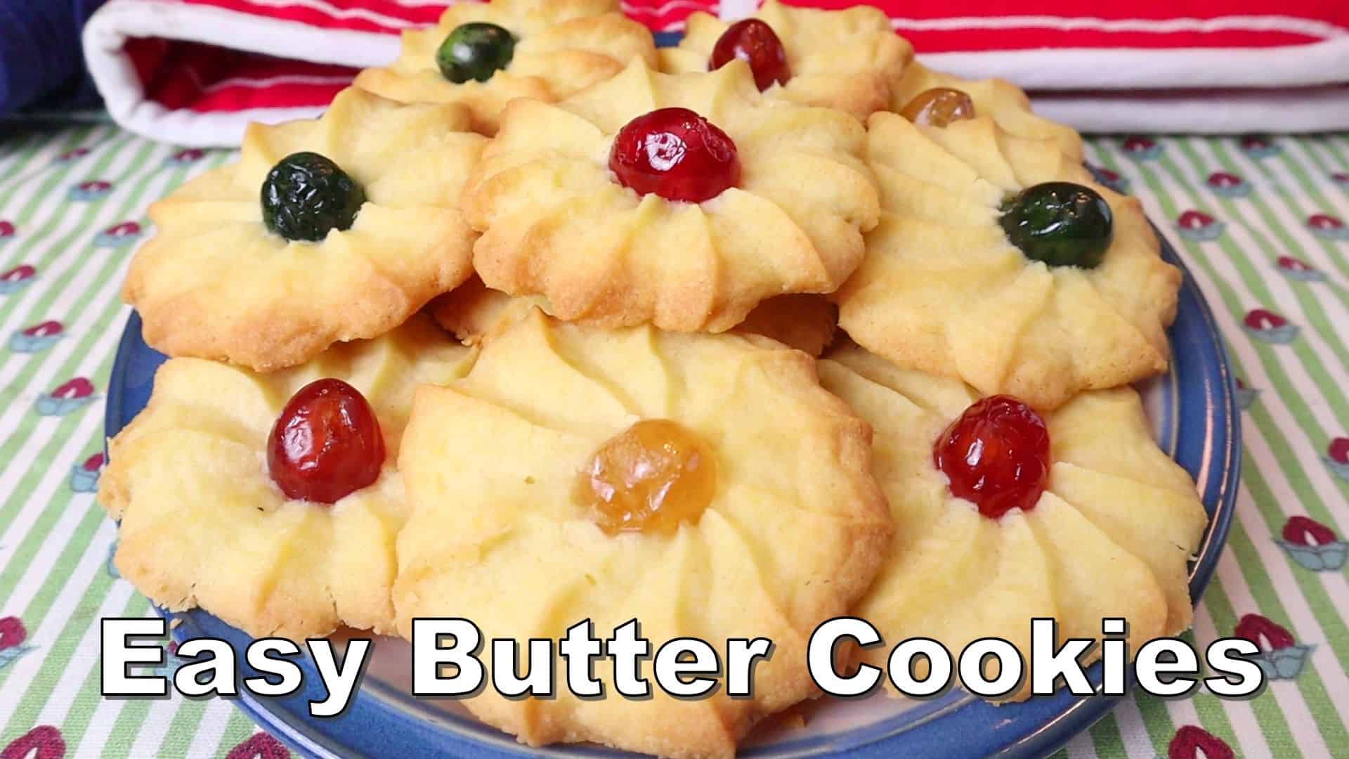 Easy Soft Butter Cookies Cheffoodiecast