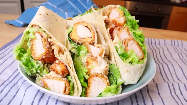 Quick and Delicious Caesar Chicken Salad Wrap: A Perfect Lunchtime Treat