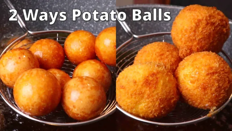 2 Ways Potato Balls Recipe