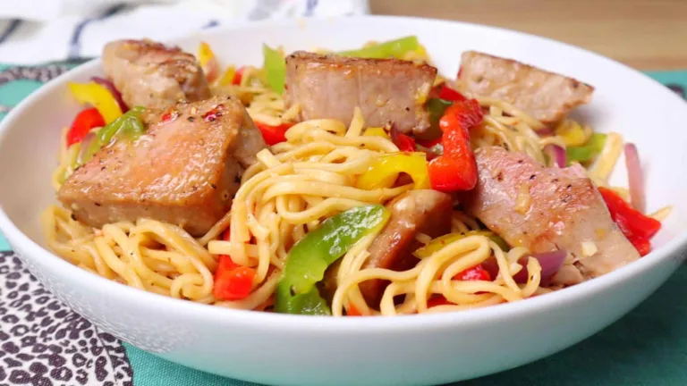 Tuna Stir-fry Noodles Recipe