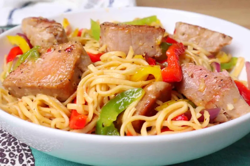 Tuna Stir-fry Noodles Recipe