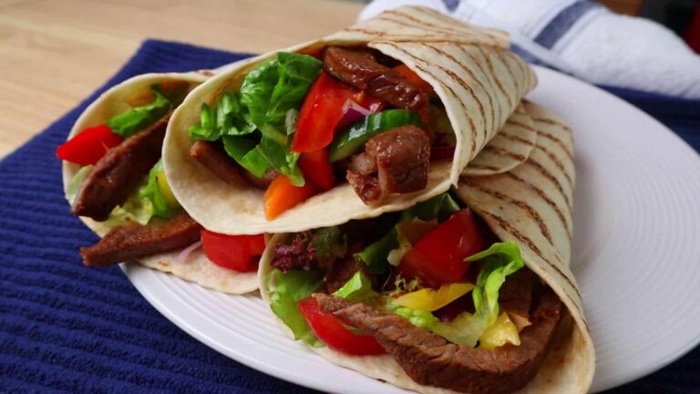 Healthy Delicious Steak Wraps