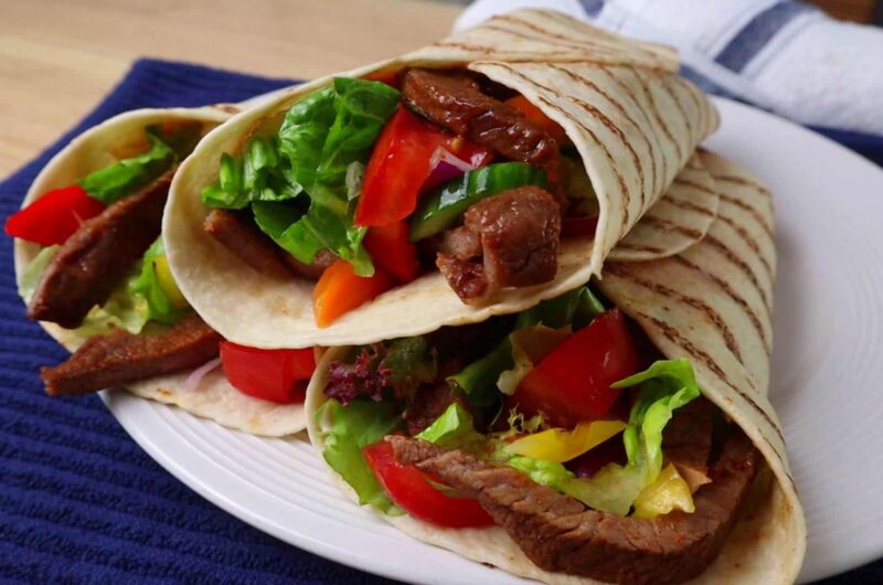 Healthy Delicious Steak Wraps