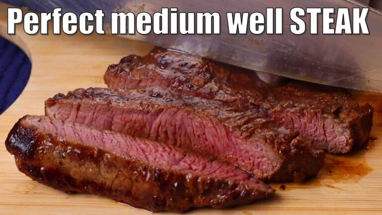 Perfect medium well STEAK like a PRO