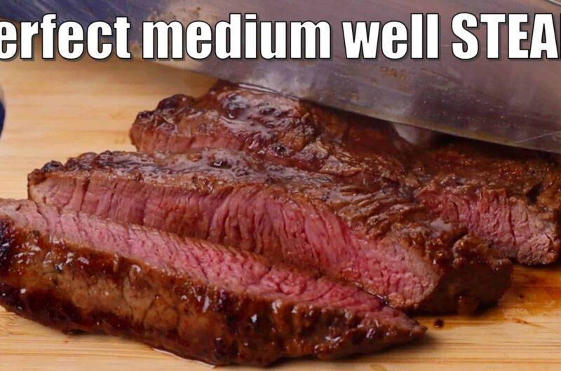 Perfect medium well STEAK like a PRO