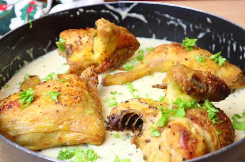 Delicious Chicken Fricassee  Recipe