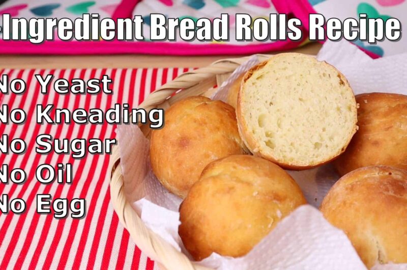 2-Ingredient Bread Rolls Recipe