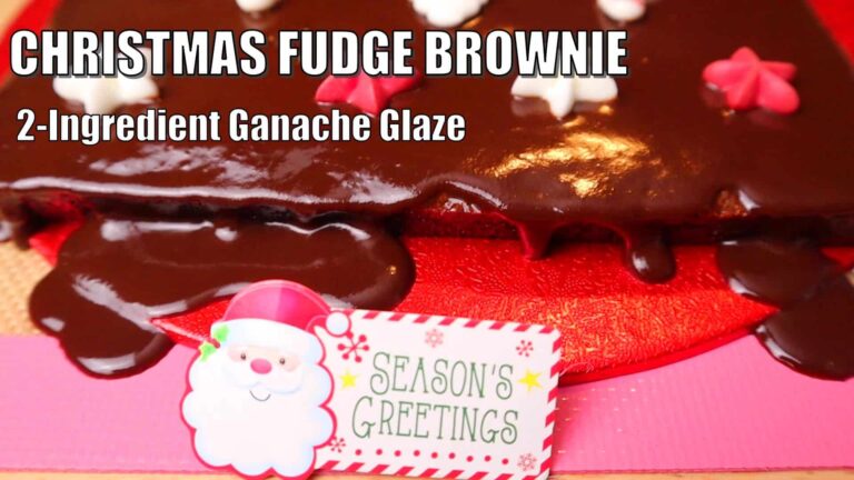 Christmas Chocolate Fudge Brownie