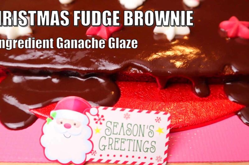 Christmas Chocolate Fudge Brownie