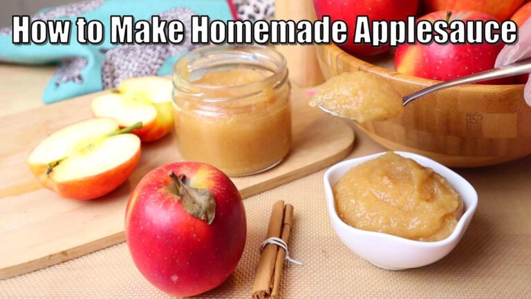 How to Make Homemade Applesauce