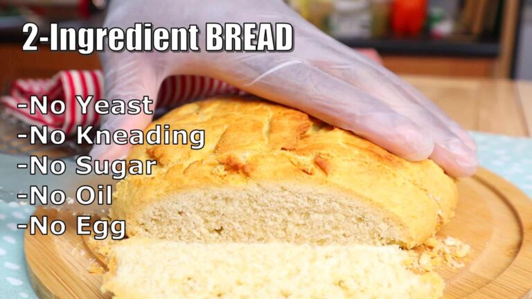 Simple Quick and Delicious 2-Ingredient Bread