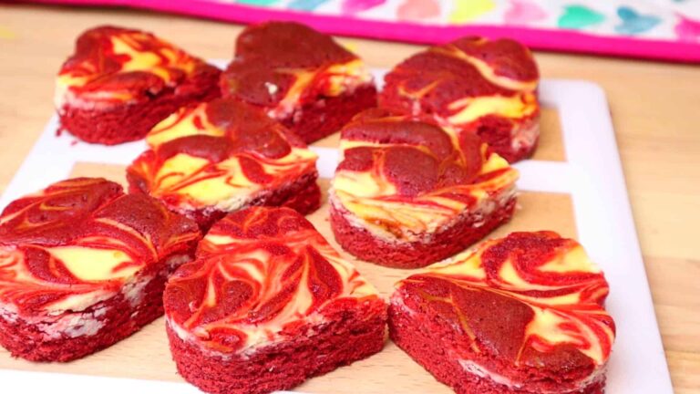 Red Velvet Cheesecake Brownies