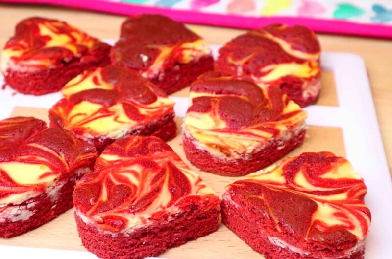 Red Velvet Cheesecake Brownies