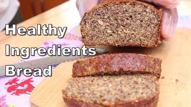 Flaxseed Bread (No Yeast) – Wholesome, Easy & Gut-Friendly