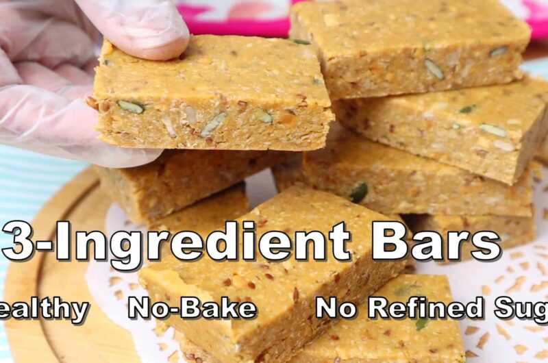 3-Ingredient No-Bake Bars
