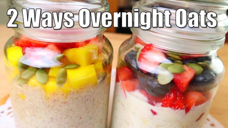 2 Easy Overnight Oats Recipes