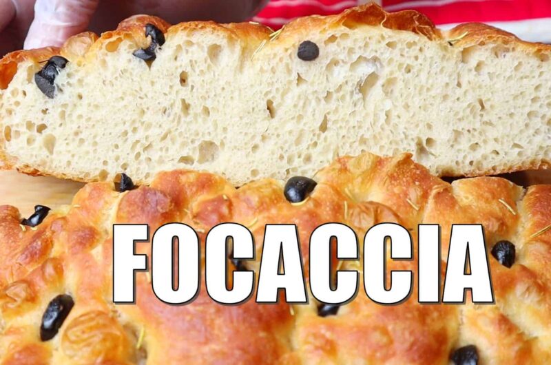 Easy No-Knead Focaccia Bread
